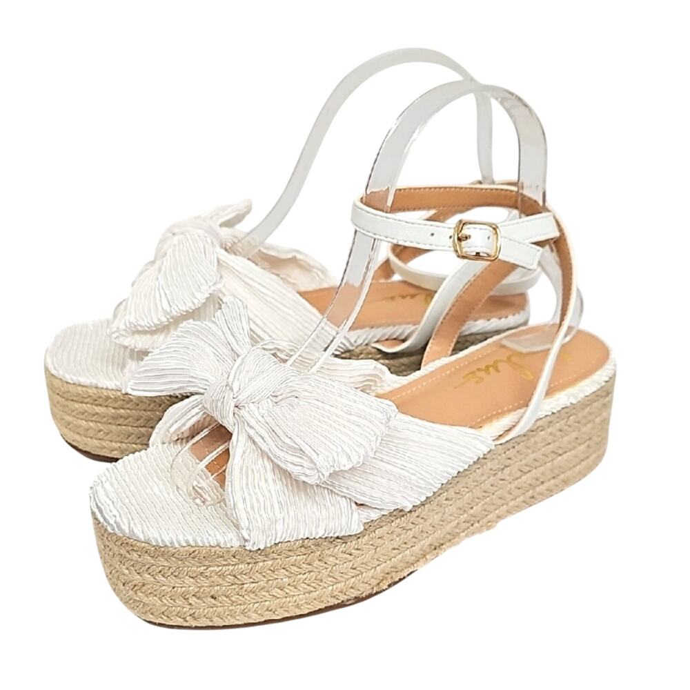 Lulu's White Espadrille Sandals